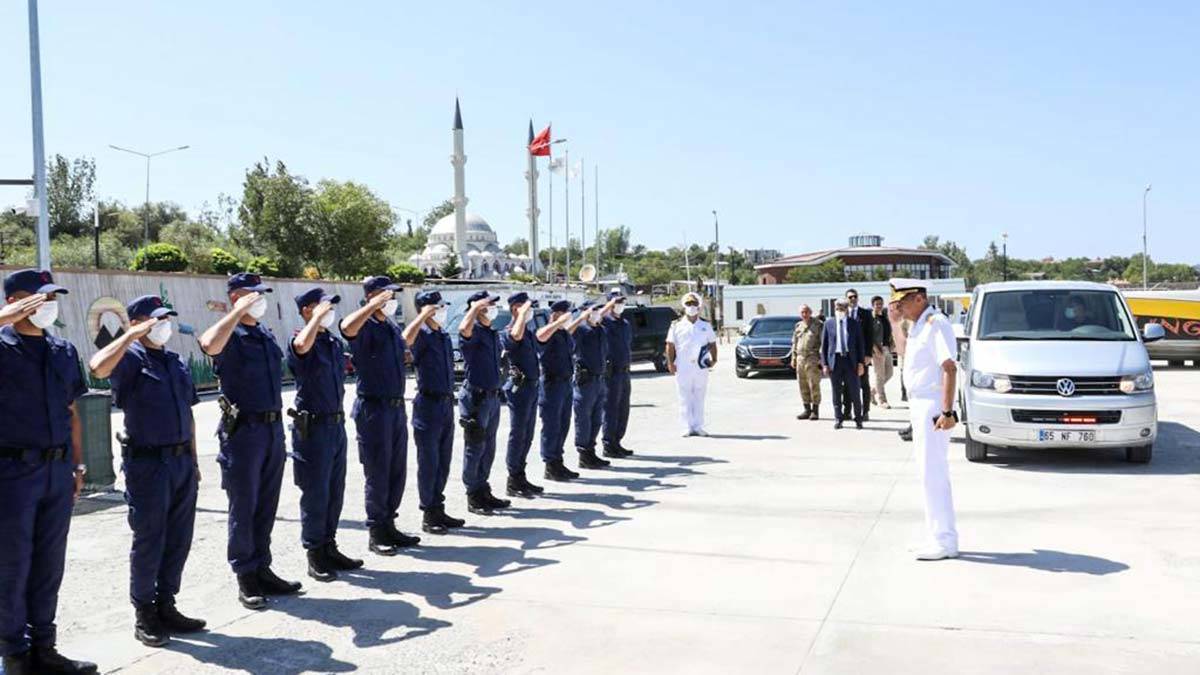 Sahil Güvenlik Komutanı Asayiş Toplantısı'na katıldı
