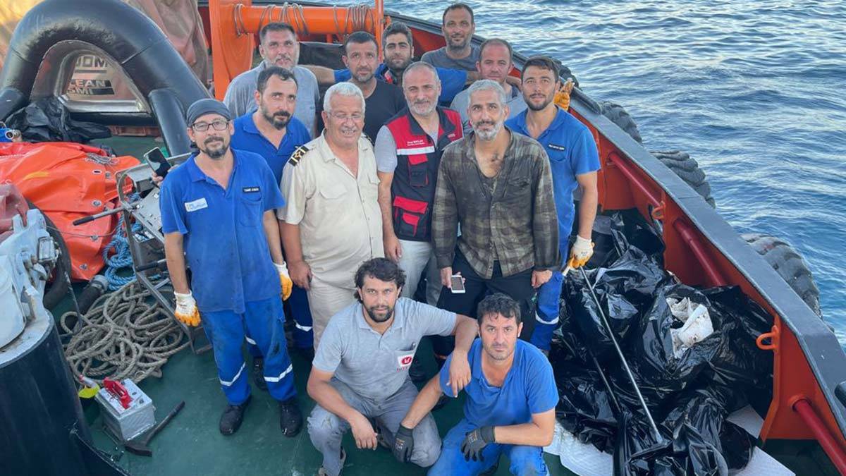 Samandağ petrol sızıntısı temizliğinde 6. gün