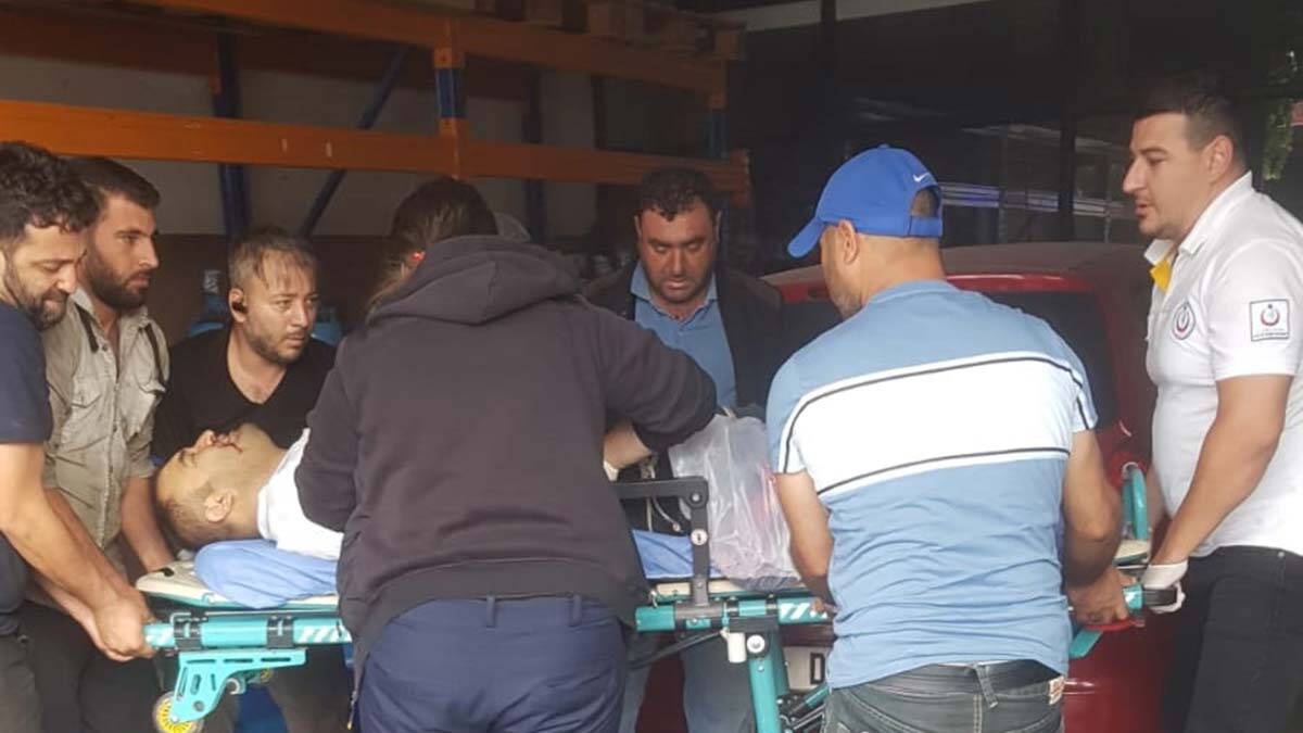 Sanayi sitesindeki patlamada bir işçi yaralandı