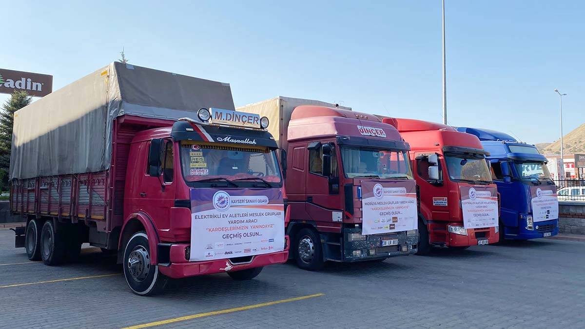 Ticaret ve sanayi odalarından yangın dayanışması