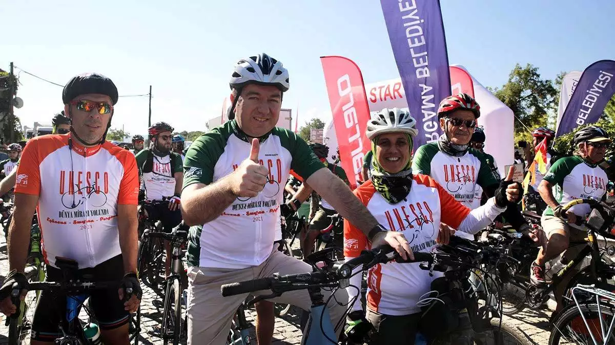 Unesco yolu'nda 7'nci bisiklet turu başladı