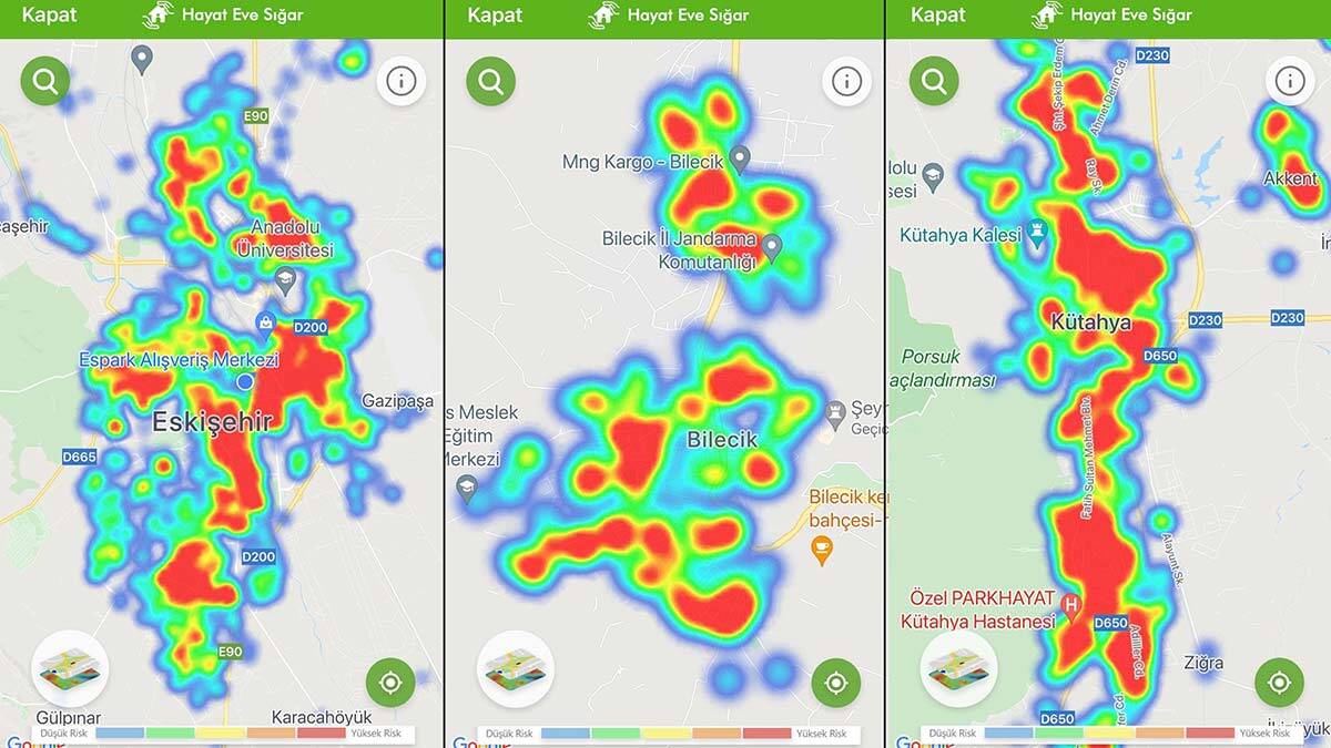 Kütahya ve Bilecik'te vaka sayıları arttı