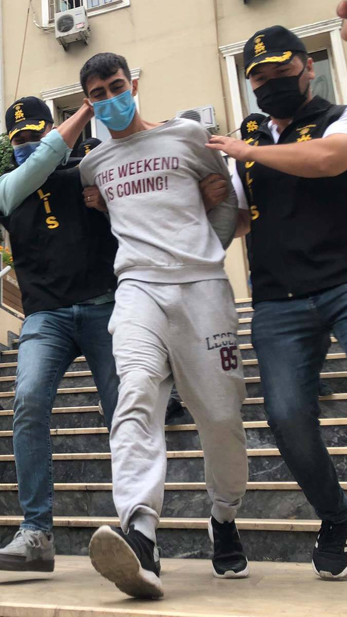 Şişli'de Şilan Topal'ı kaçıran şüpheli Mithat Topal, Asayiş Şube Müdürlüğü'ndeki işlemlerinin ardından adliyeye sevk edildi.