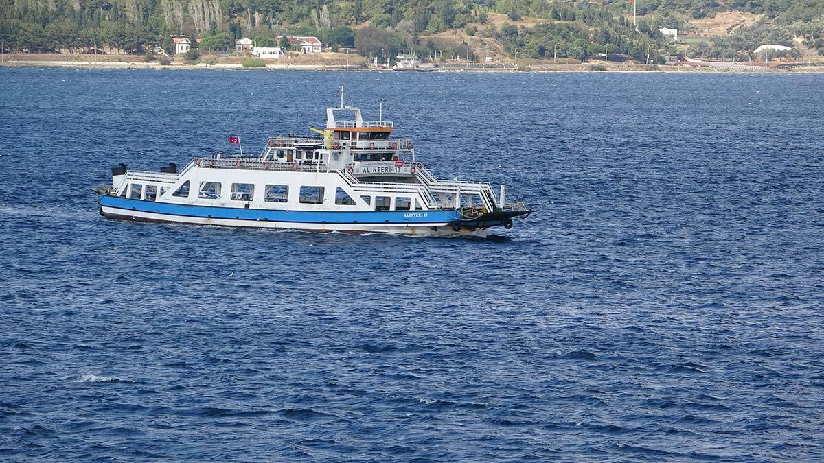 Gökçeada'ya yarınki feribot seferleri iptal