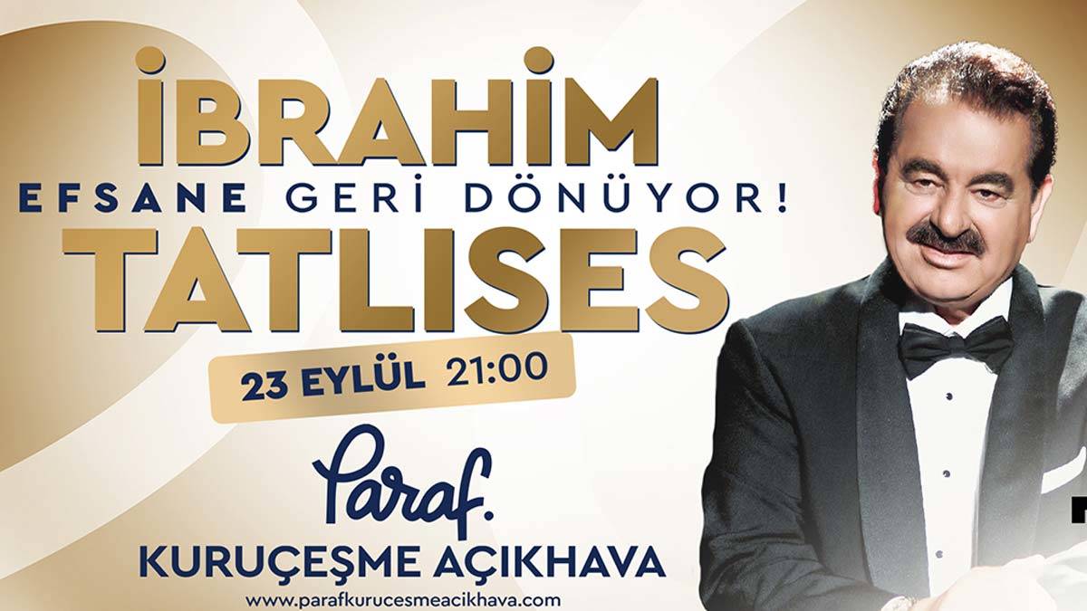 12 yıl sonra İbrahim Tatlıses'ten konser