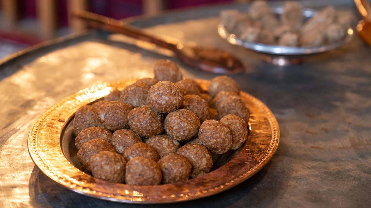 Sivas'ın Altınyayla ilçesinin yöresel lezzeti tonus köftesi, görünümü ve malzemesiyle 'içli' köfteyi andırıyor.