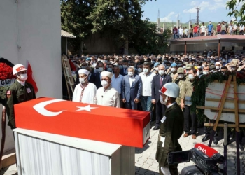 İdlib şehidi Abacı son yolculuğuna uğurlandı