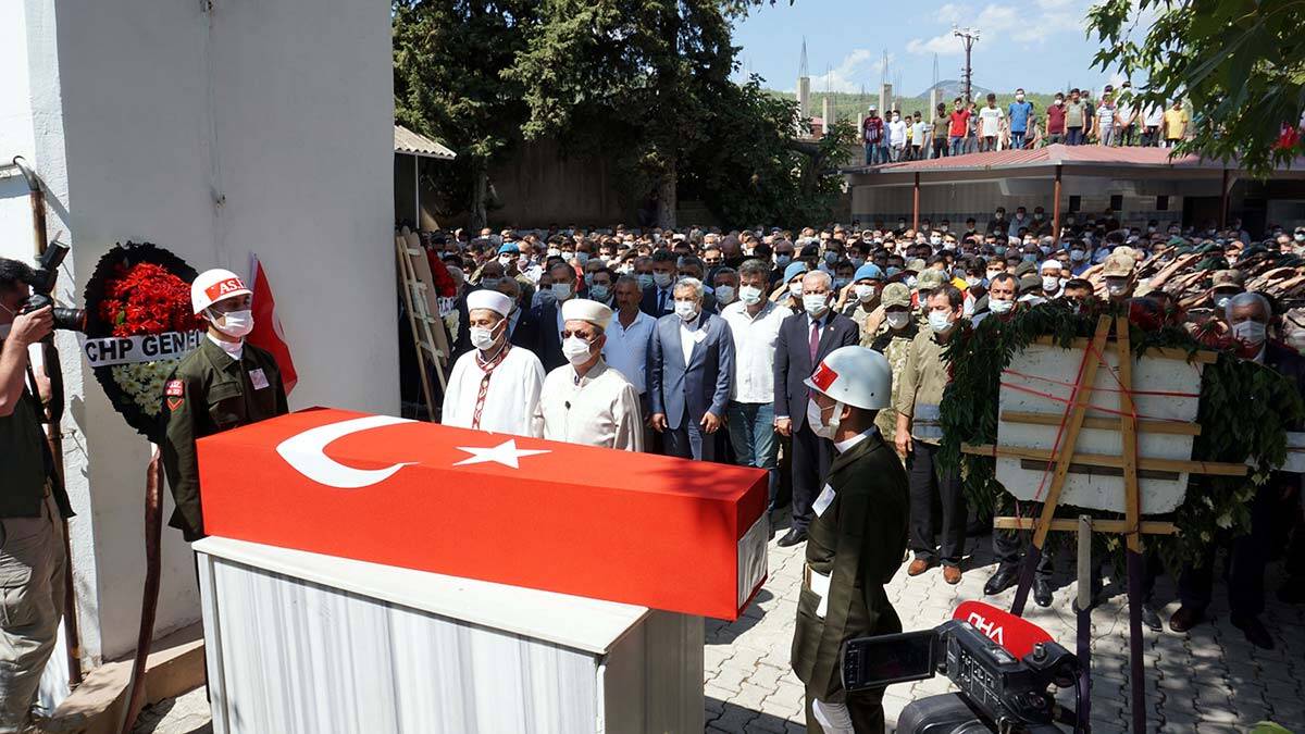 İdlib şehidi Abacı son yolculuğuna uğurlandı