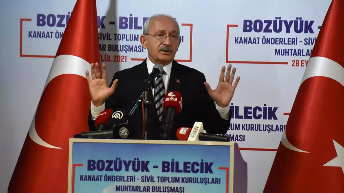 Chp genel başkanı kemal kılıçdaroğlu, "bizim bir helalleşme süreci başlatmamız lazım. Bizi tanımanız lazım. Ne söylediğimizi dinlemeniz lazım" dedi.