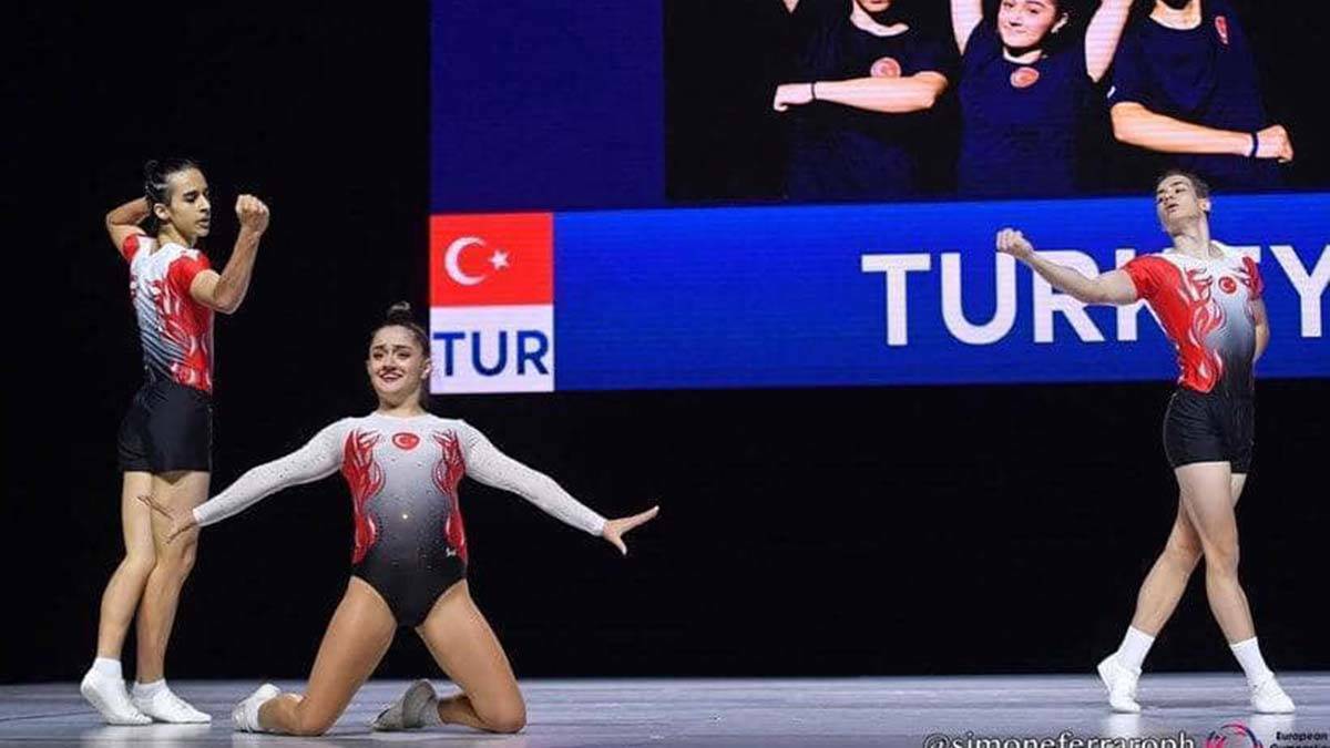 Manisalı cimnastikçilerin Avrupa gururu