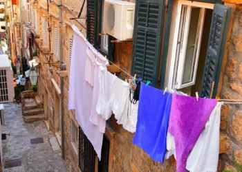 Portekizlilerin çamaşır asma sanatı