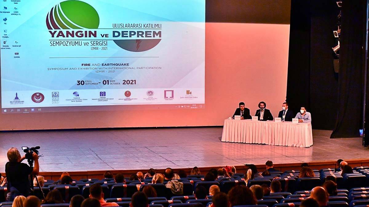 Uluslararası Katılımlı Yangın ve Deprem Sempozyumu düzenlendi