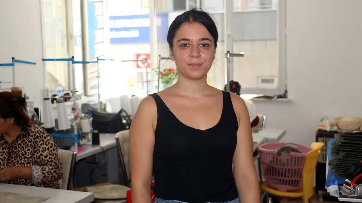 Tuğçe, KOSGEB desteği ile atölyesini büyüttü