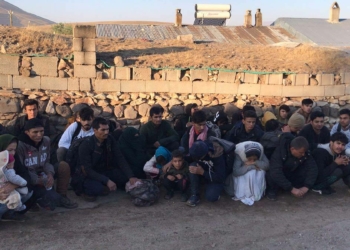 Afganistan uyruklu 40 kaçak göçmen yakalandı