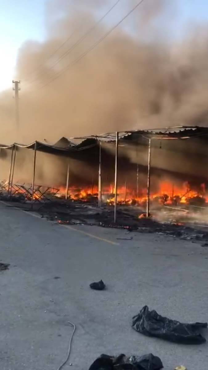 Yanan pazar yerinin yenisi yapılacak