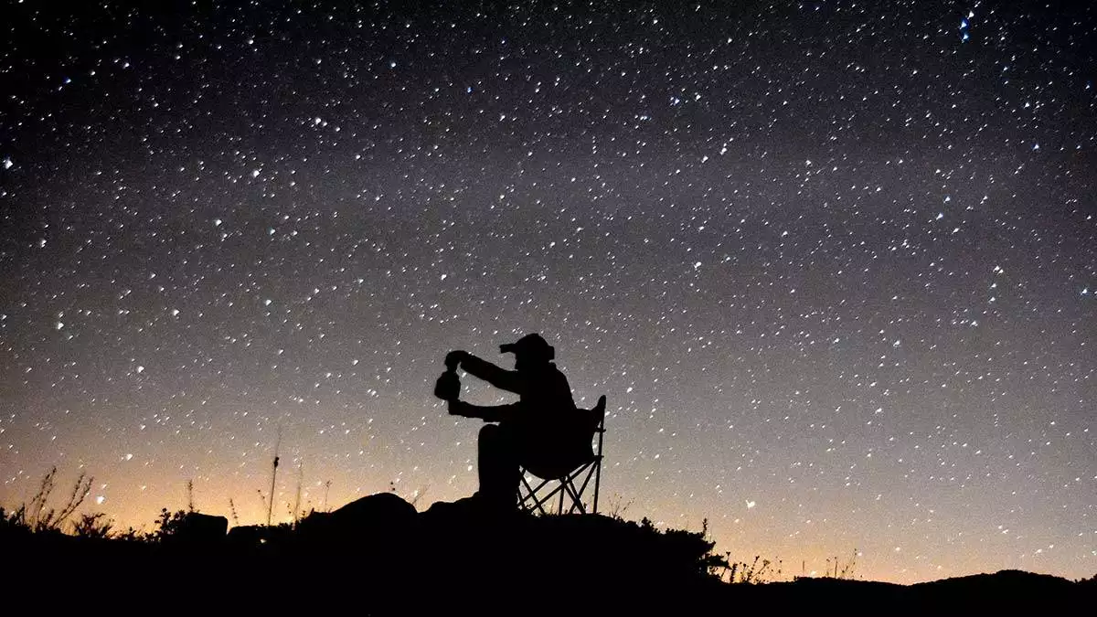 Yıldızları fotoğraflamak için nemrut'ta kamp