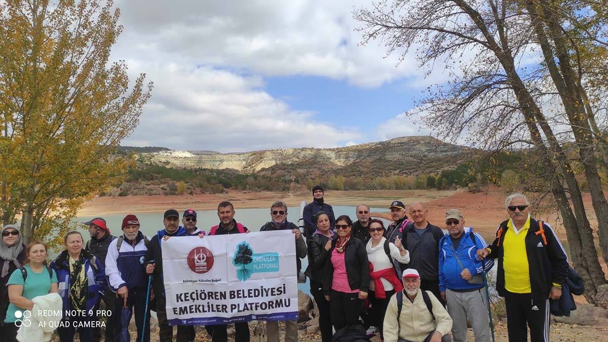 Emekliler doğayla baş başa