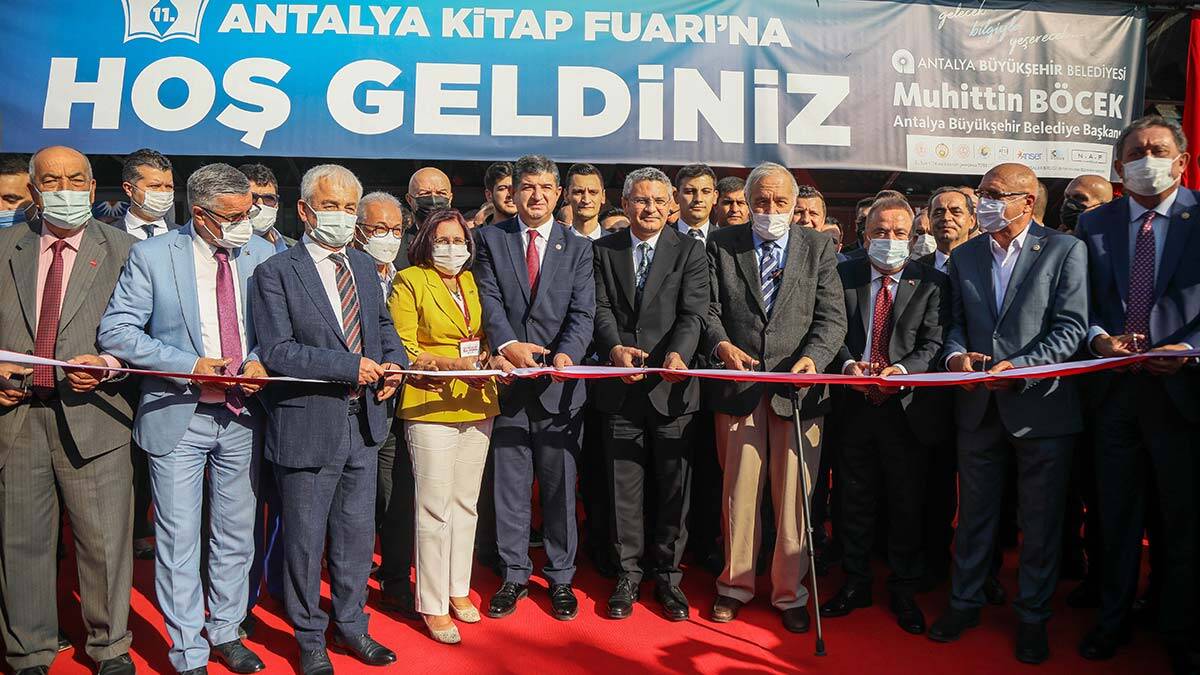 11. Antalya Kitap Fuarı açıldı