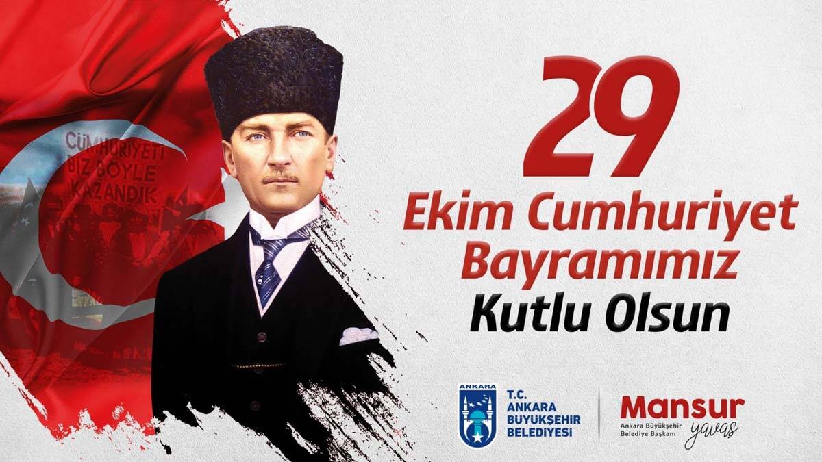 Başkent'te 29 Ekim Cumhuriyet Bayramı'na özel kutlama