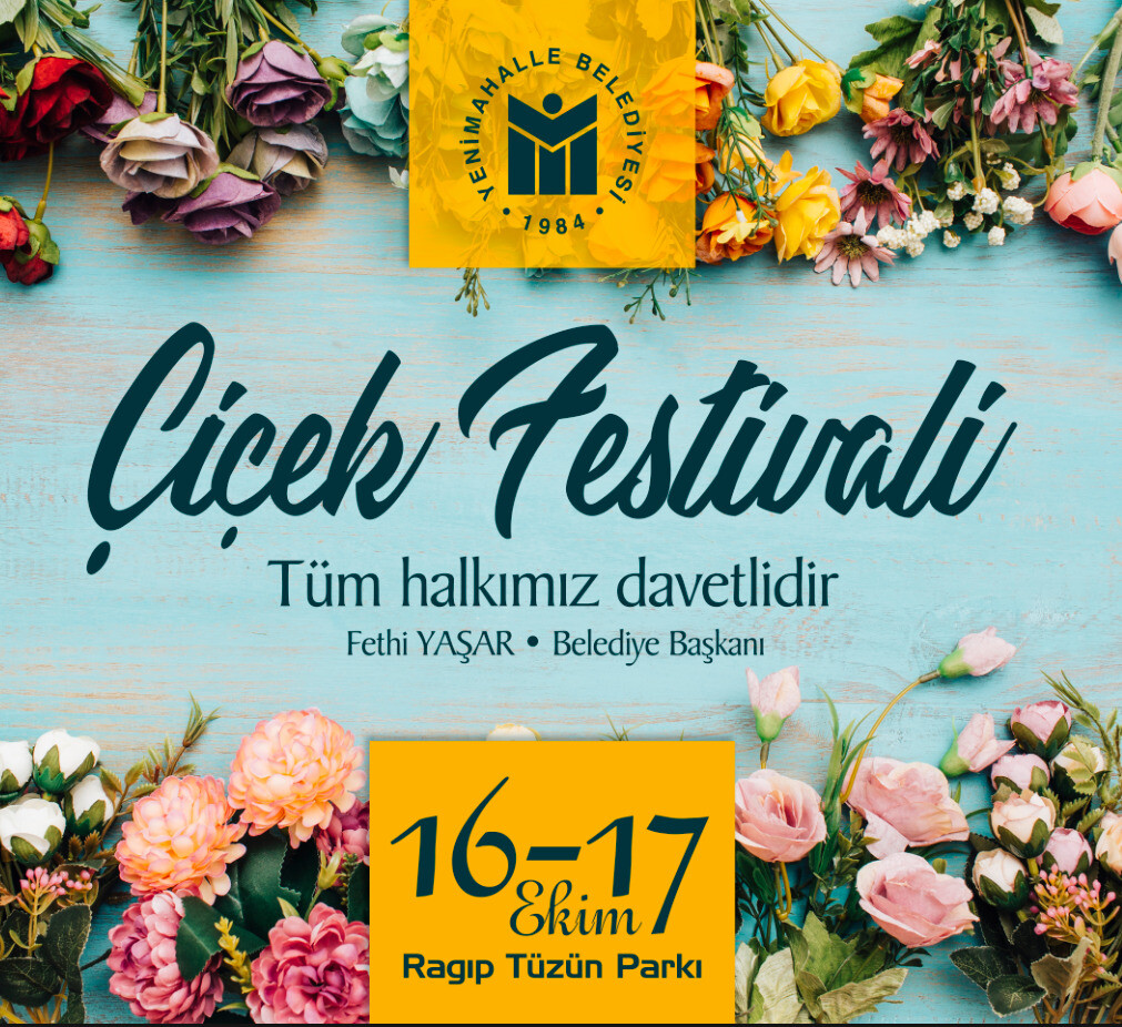 Yenimahalle'de Çiçek Festivali başlıyor