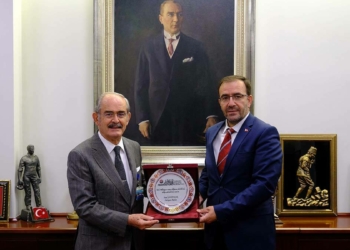 Fatih Çintimar, Yılmaz Büyükerşen'i ziyaret etti
