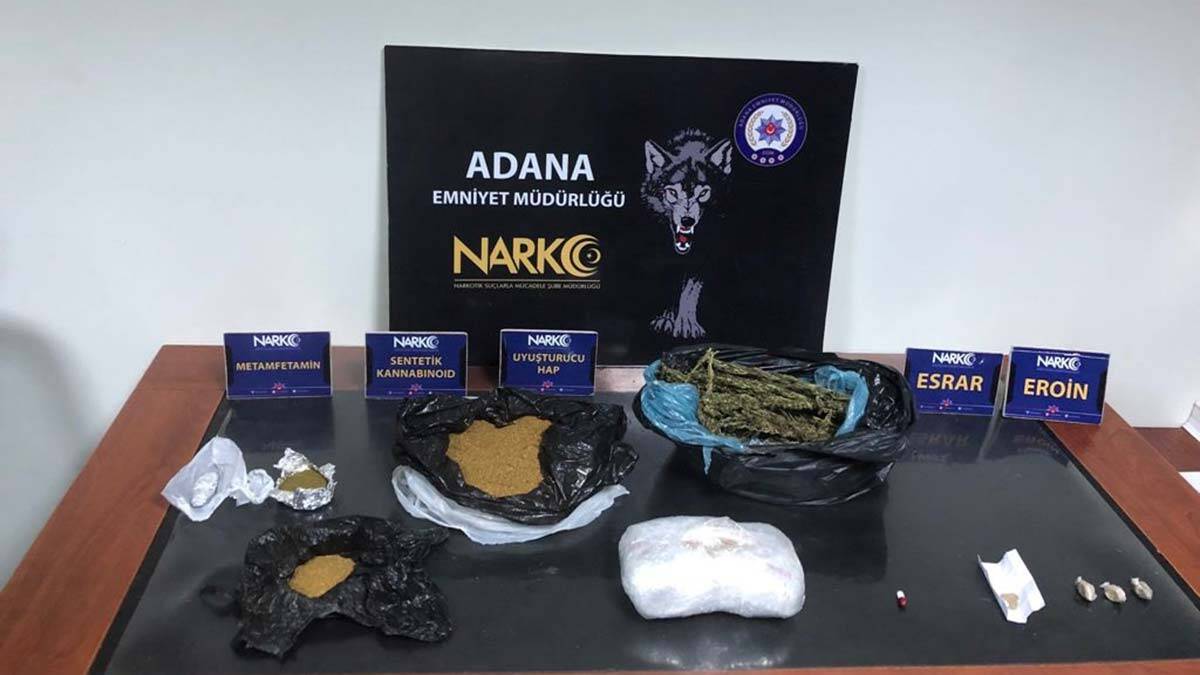 Adana'da uyuşturucu satıcılarına operasyon