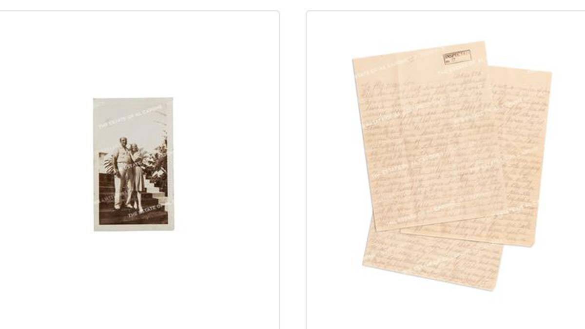 Al Capone'un kişisel eşyaları açık artırmada