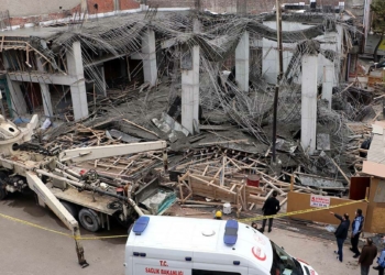 Ankara'da iş merkezi inşaatında göçük: 3 yaralı