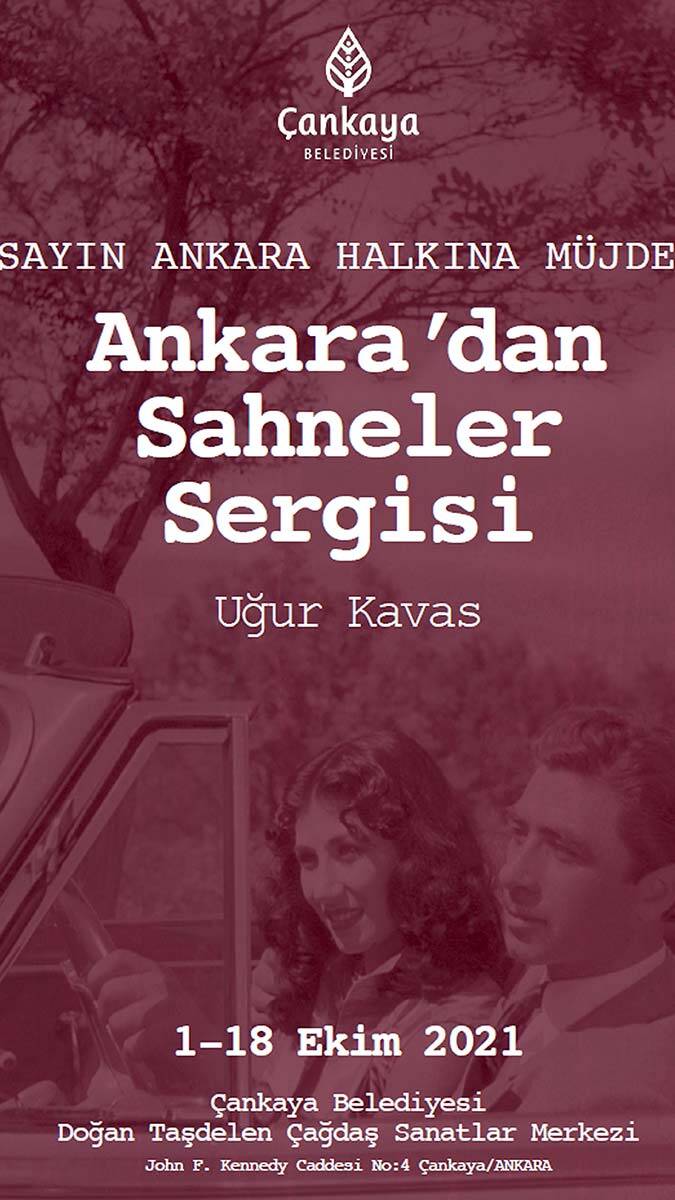 Çankaya Belediyesi kültür sanat etkinlikleriyle Ankara’nın merkezi olmaya devam ediyor. Sanata ve sanatçıya desteğini artırarak sürdüren Çankaya Belediyesi'nin kültür-sanat mekanlarında, Ekim ayı "Sanatla Buluşma Zamanı"na  dönüşüyor. Pandemi koşullarını dikkatle uygulayan Çankaya'nın kültür merkezlerinde bu ay birbirinden değerli 7 sergi, Ankara Belgeselleri günleri ve Engelsiz Filmler Festivali Başkentli sanatseverlerle buluşacak.