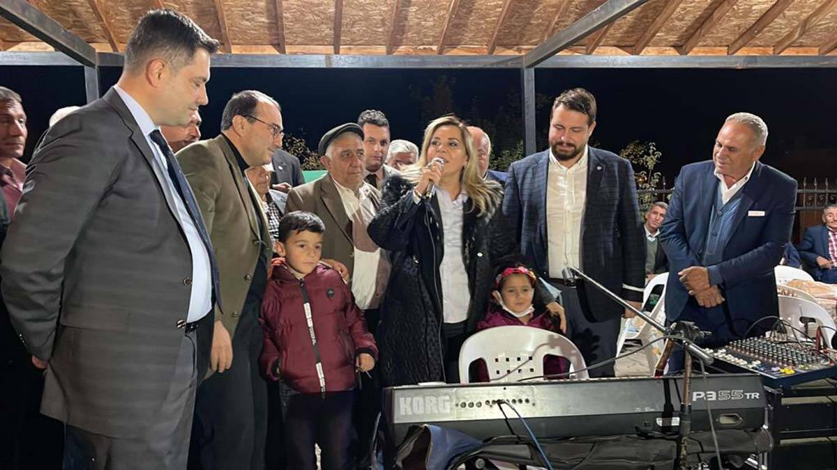 Aylin Cesur köy ziyaretlerine devam ediyor