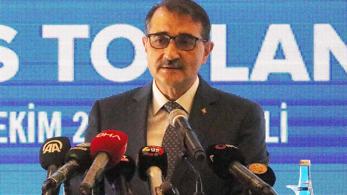 Bakan Dönmez: Doğal gaz depolarımızın 4'te 3'ü dolu