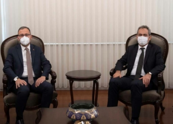 Bakan Özer, Bakan Kasapoğlu'nu ağırladı