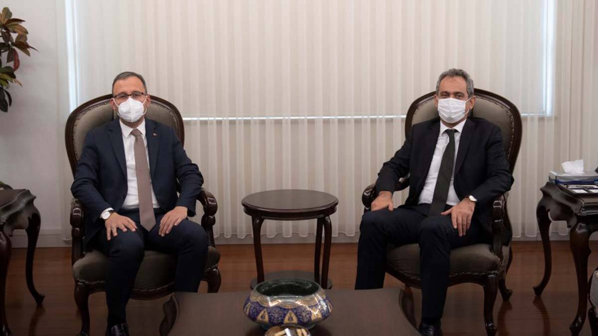 Bakan Özer, Bakan Kasapoğlu'nu ağırladı