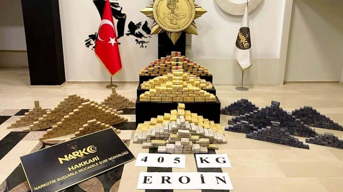 Bakan Soylu: 405 kilo 600 gram eroin yakalandı