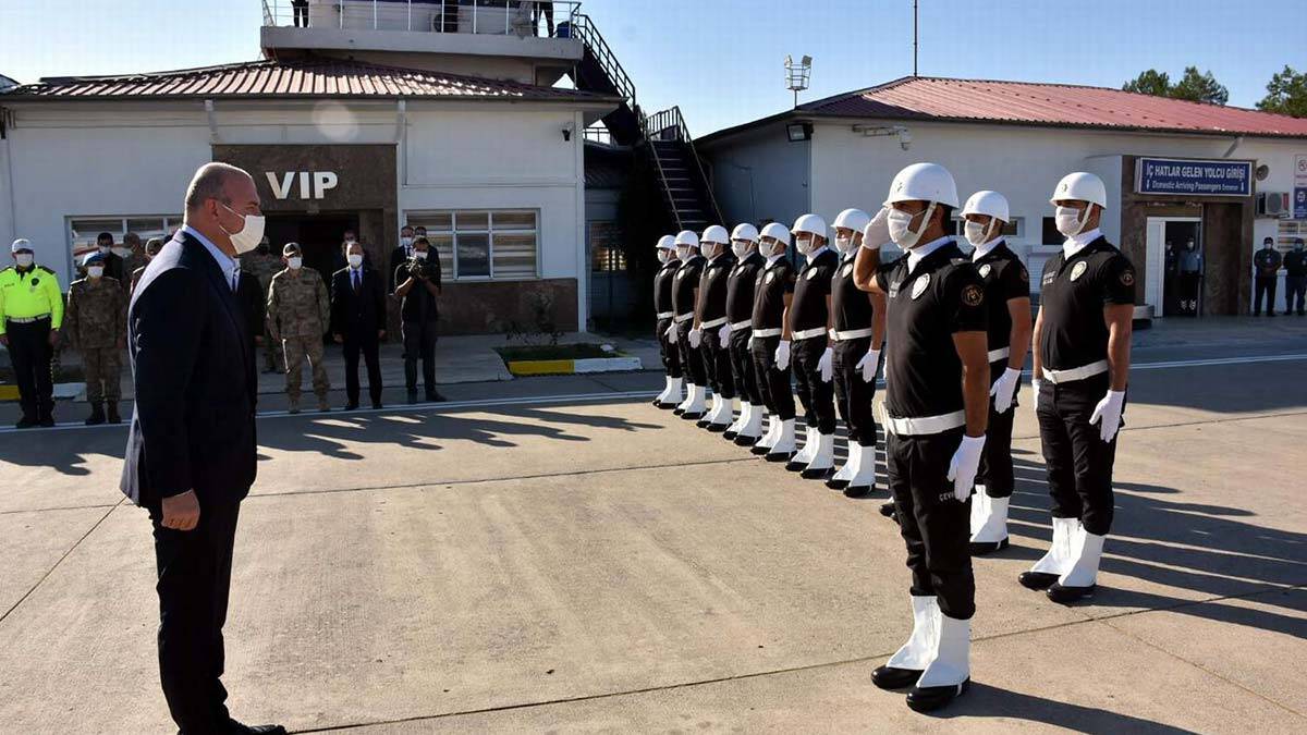 Bakanı Soylu, Siirt'te güvenlik toplantısına katıldı