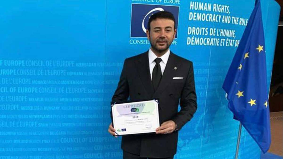 Beşiktaş Belediyesi'ne Avrupa Diploması ödülü