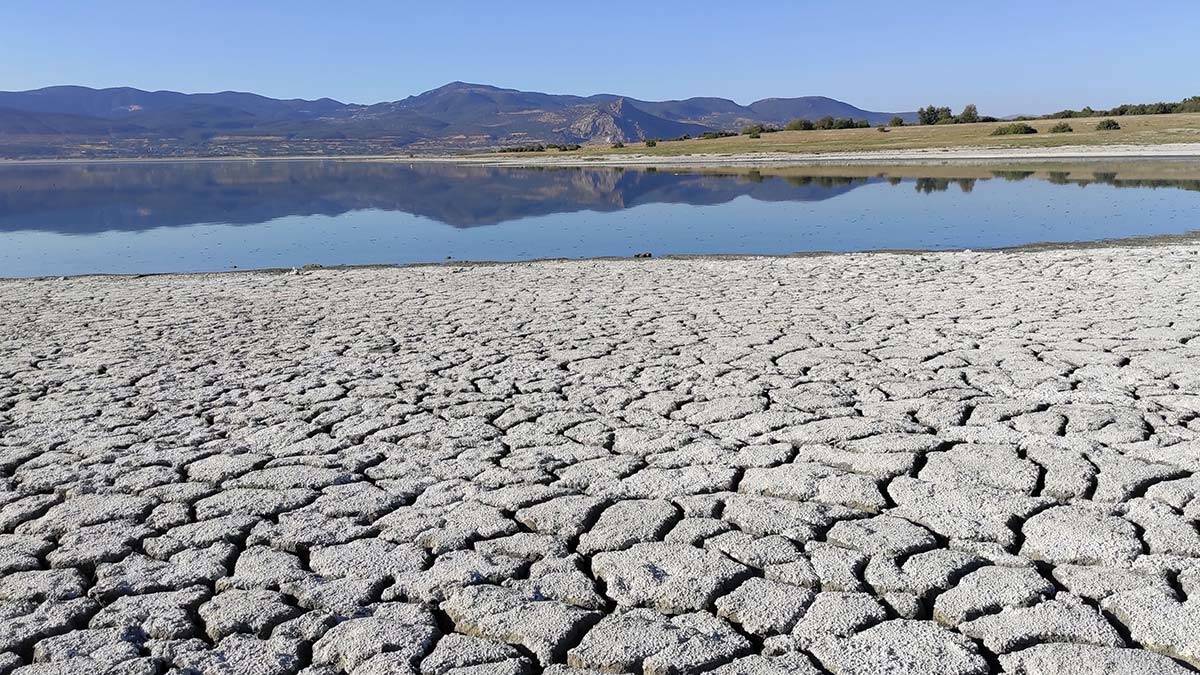 Burdur Gölü'nde su seviyesi 17,7 metre düştü