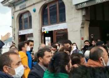 Büyükada'da tahliye işleminde gerginlik