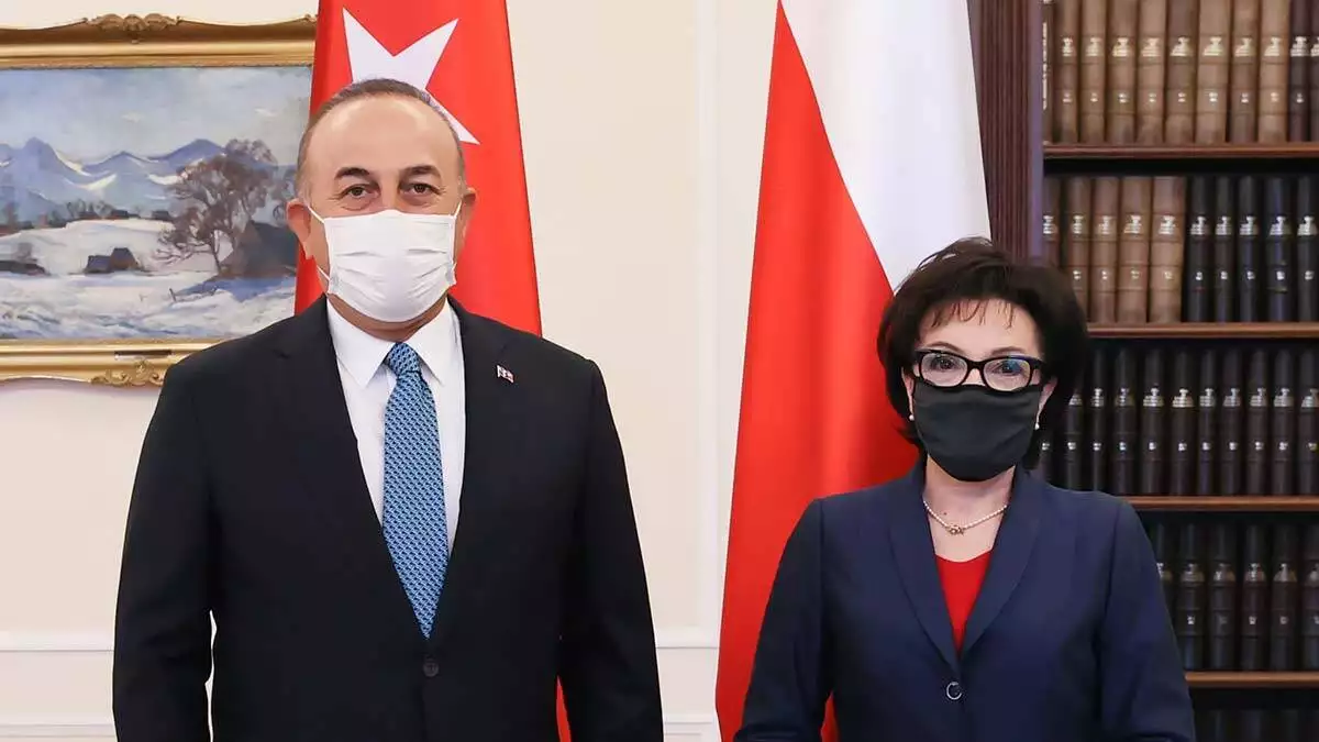 Çavuşoğlu, polonya meclisi başkanı ile görüştü