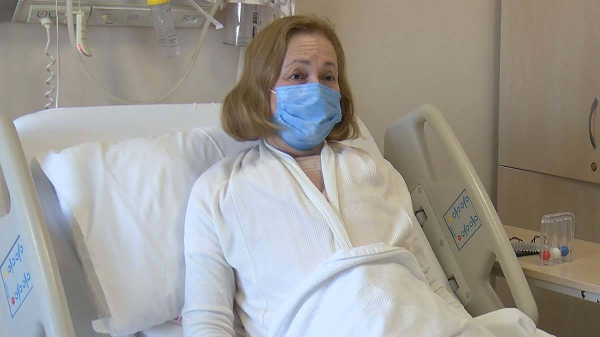 Covid-19 şüphesi ile gitti tümör çıktı