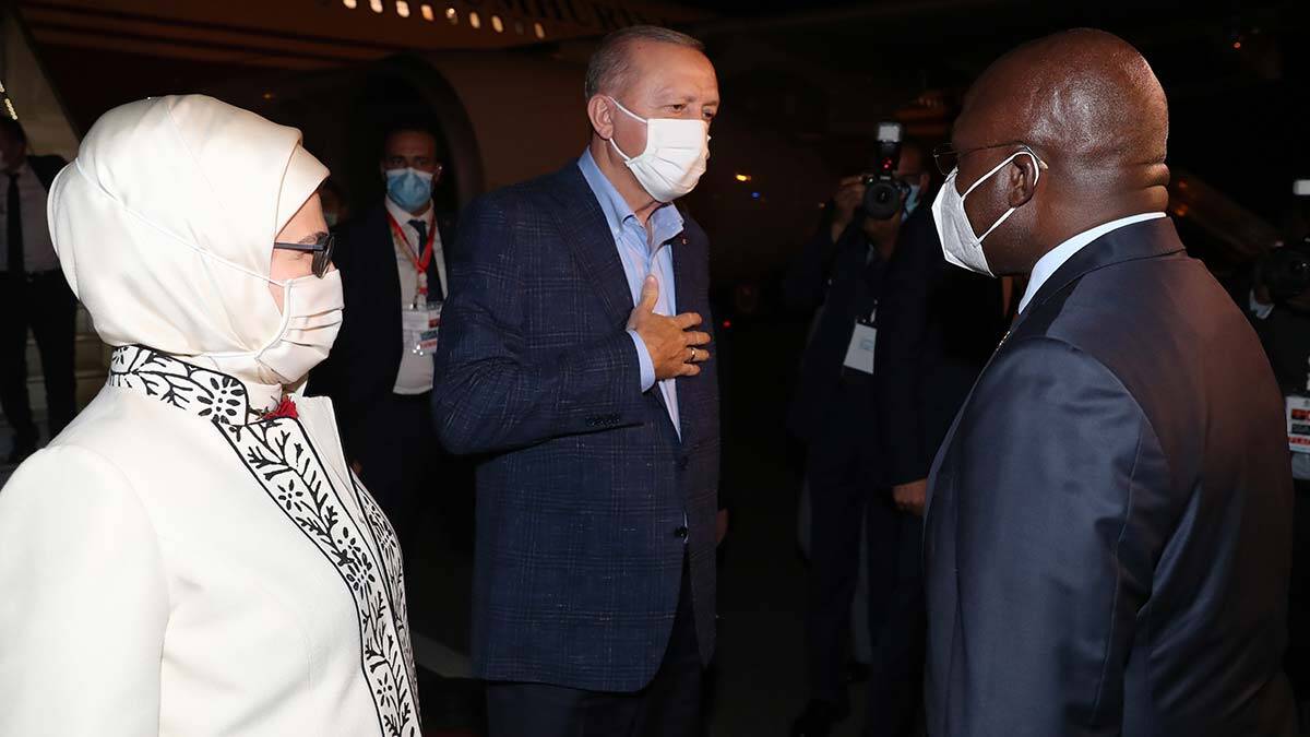 Cumhurbaşkanı Erdoğan Angola'da