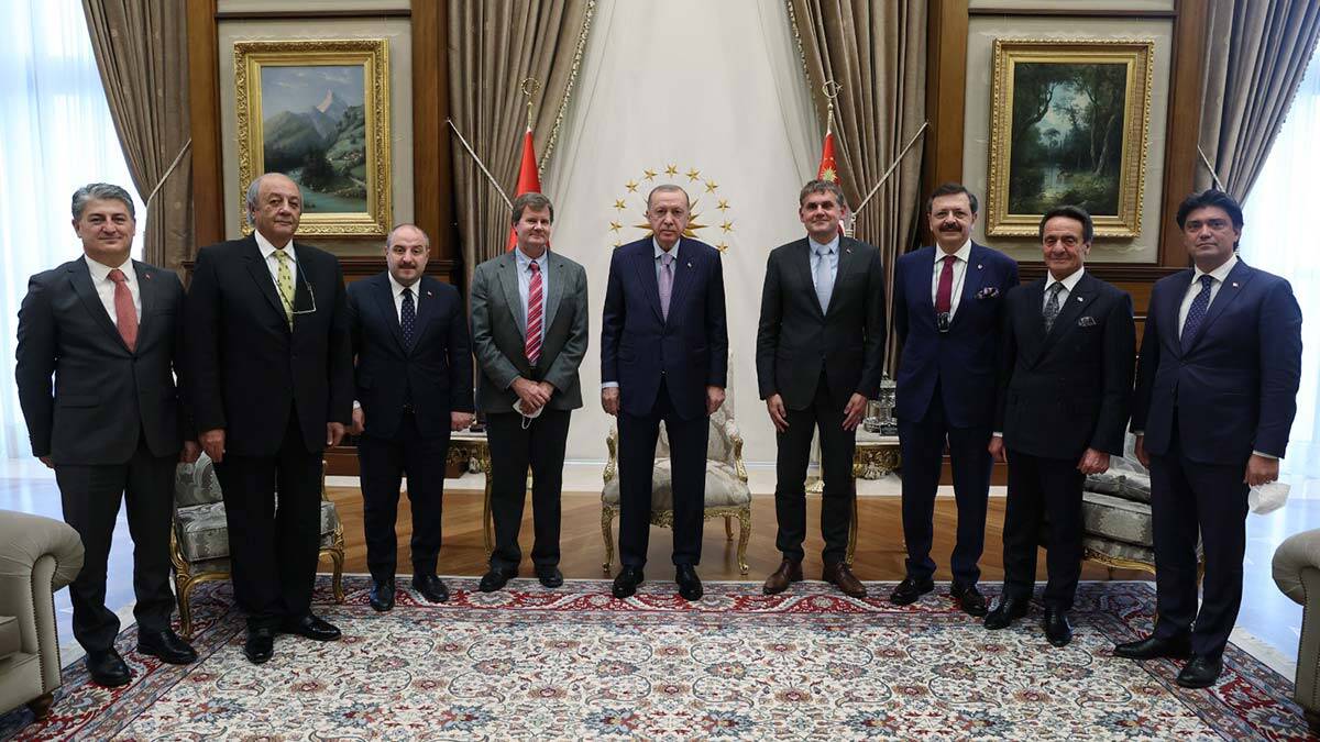 Cumhurbaşkanı, Farasis Enerji'nin CEO'sunu kabul etti