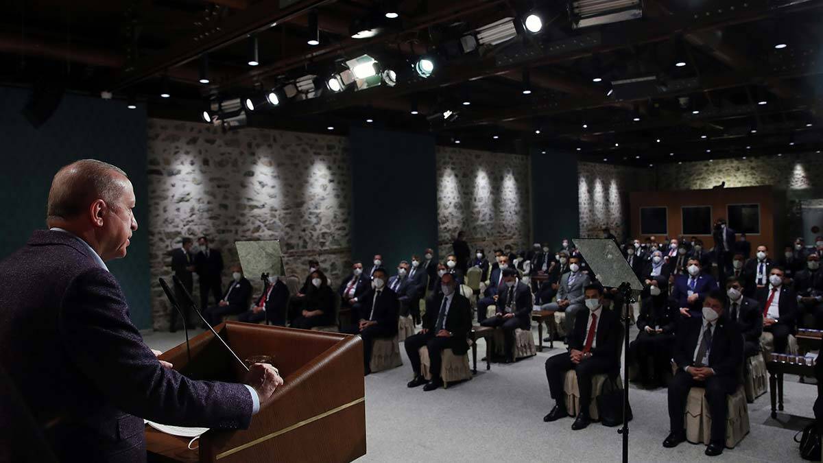 Cumhurbaşkanı, UID heyetini kabul etti