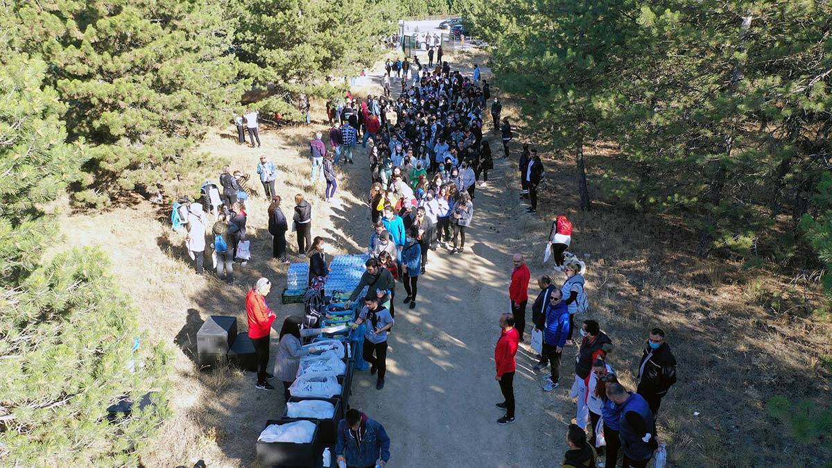 Cumhuriyet Bayramı Doğa Yürüyüşü'ne yoğun ilgi