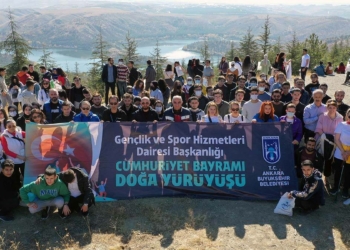 Cumhuriyet Bayramı Doğa Yürüyüşü'ne yoğun ilgi