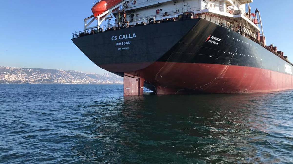 Denizi kirleten gemiye 3 milyon TL'ye yakın ceza