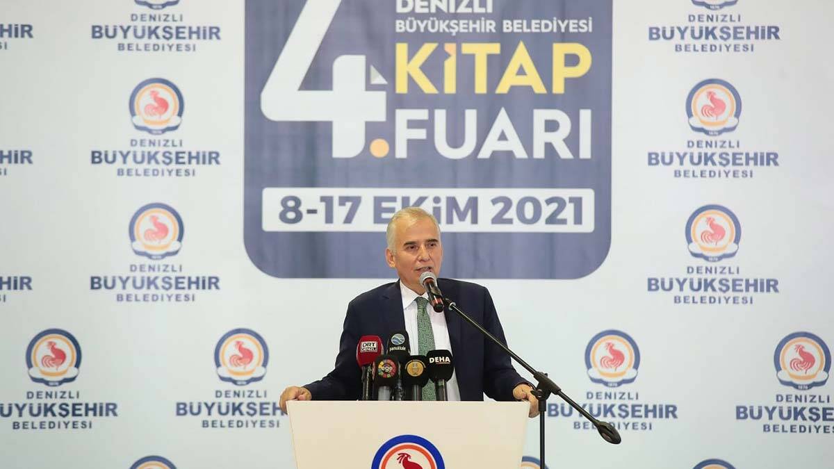 Denizli'de Kitap Fuarı törenle açıldı