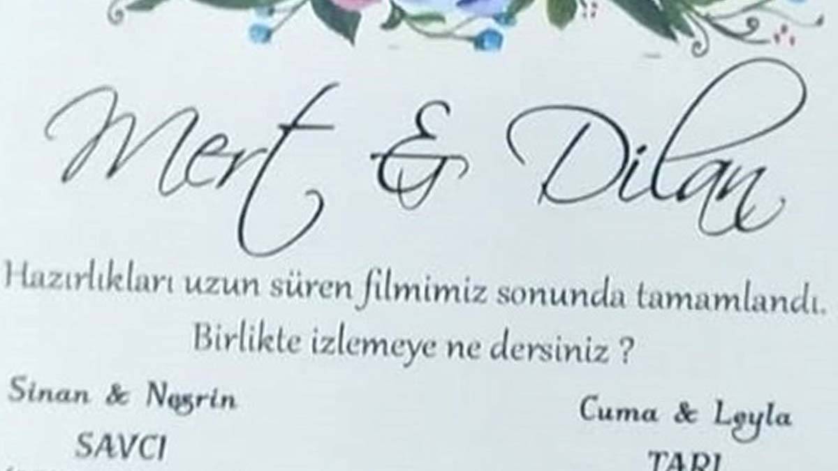 'Hazırlıkları uzun süren filmimiz sonunda tamamlandı. Birlikte izlemeye ne dersiniz?'