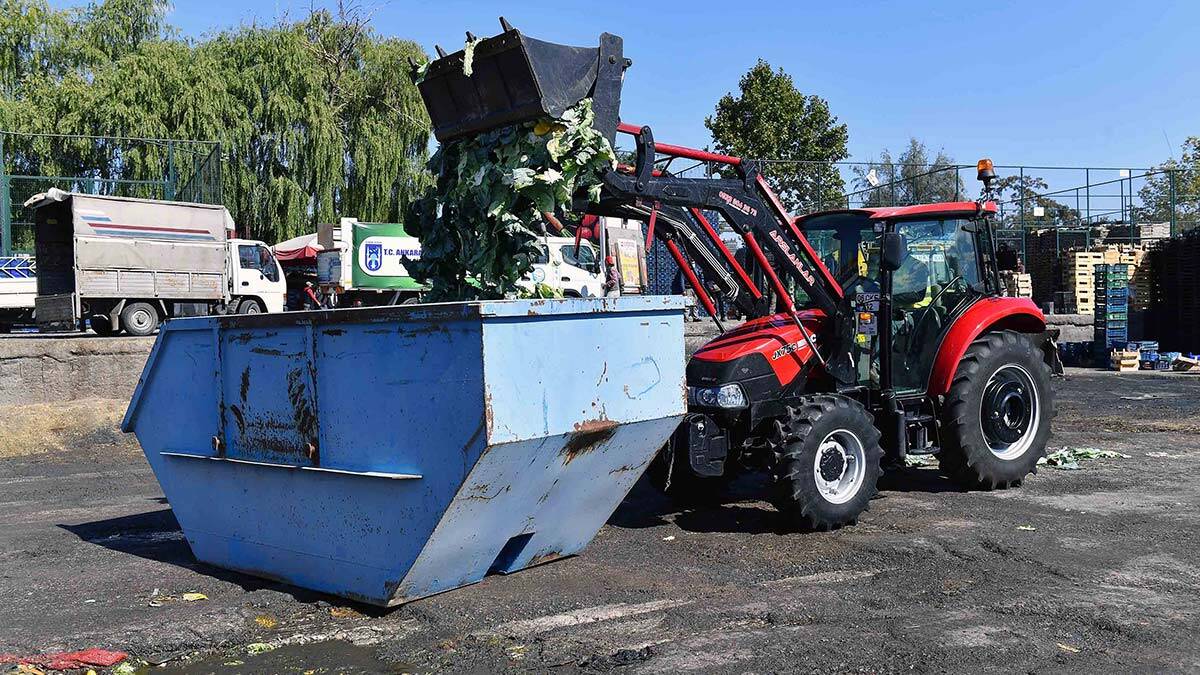 Büyükşehir, atık yaş sebzeleri gübreye dönüştürüyor