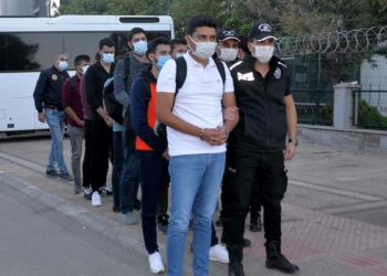 Eski askeri lise öğrencisi 8 şüpheli, adliyede